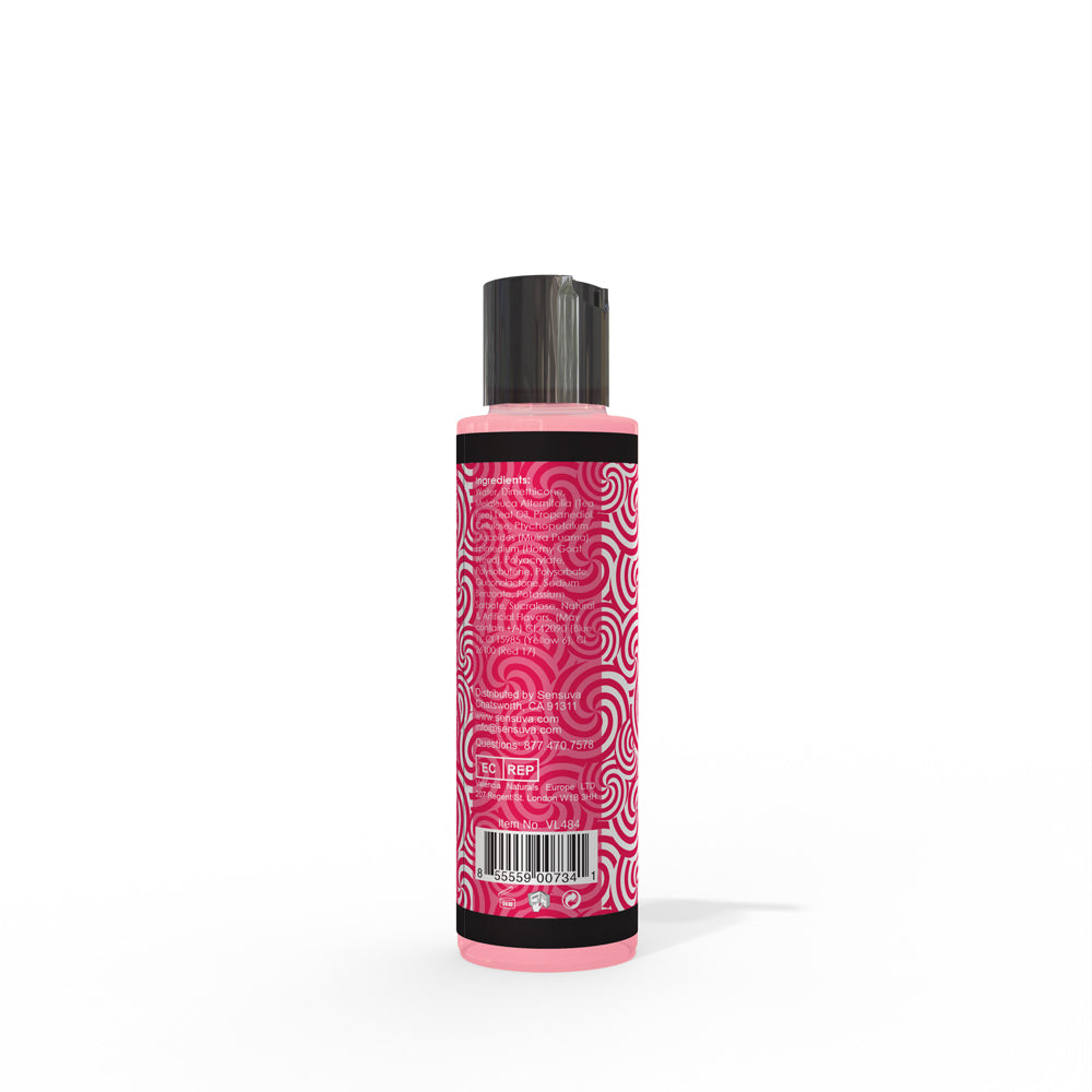 Handi Pop Handjob Massage Gel - Strawberry - 4.2 Oz. by Sensuva from LoveMart Co.