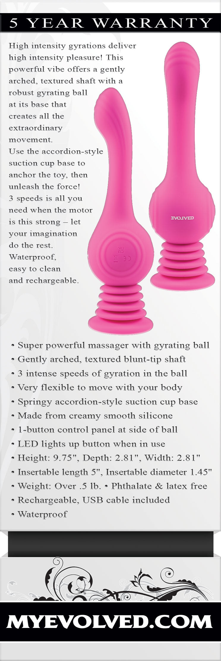 Gyro Vibe by Evolved Novelties from LoveMart Co.
