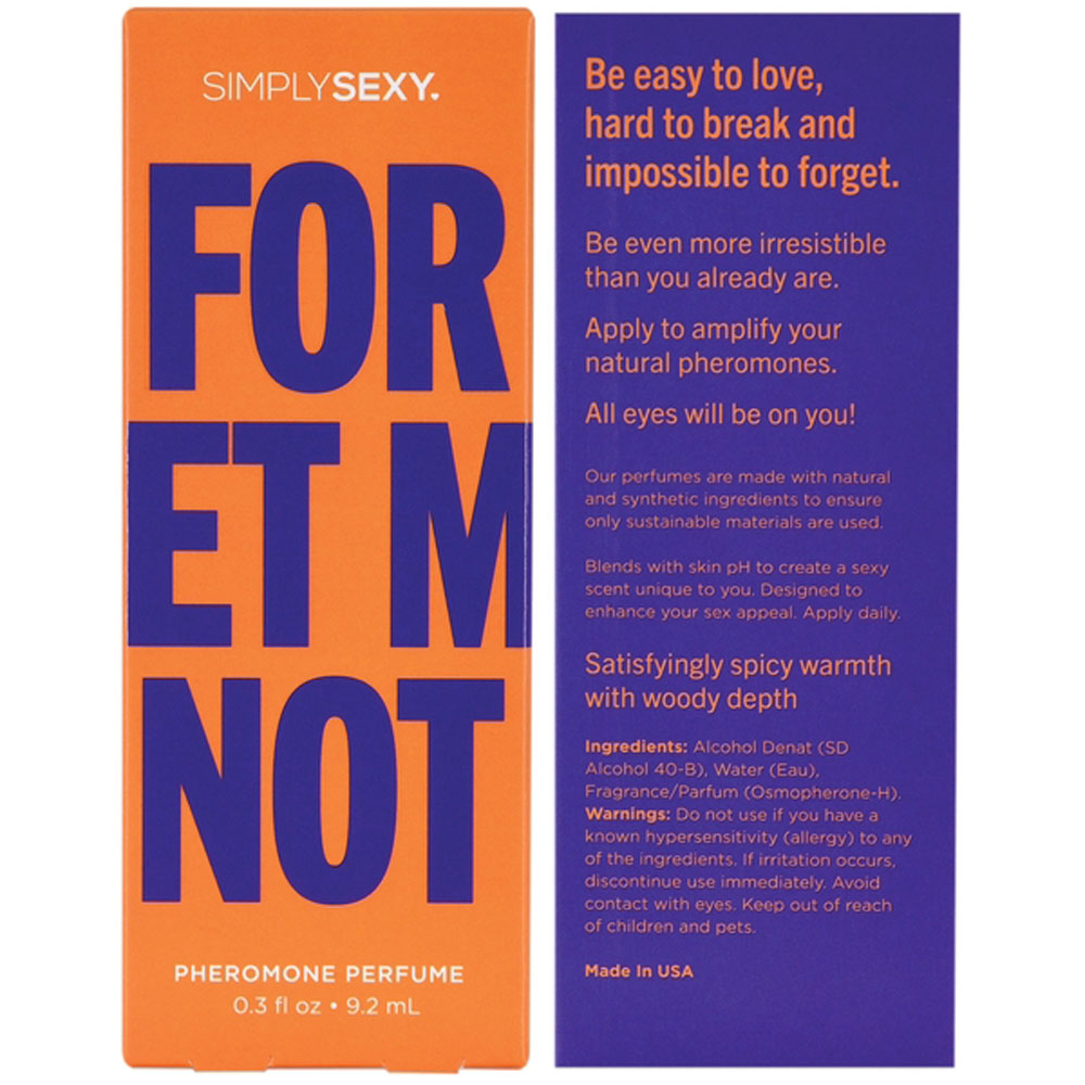 Simply Sexy Pheromone Perfume Forget Me Not 0.3 Oz by Classic Brands from LoveMart Co.