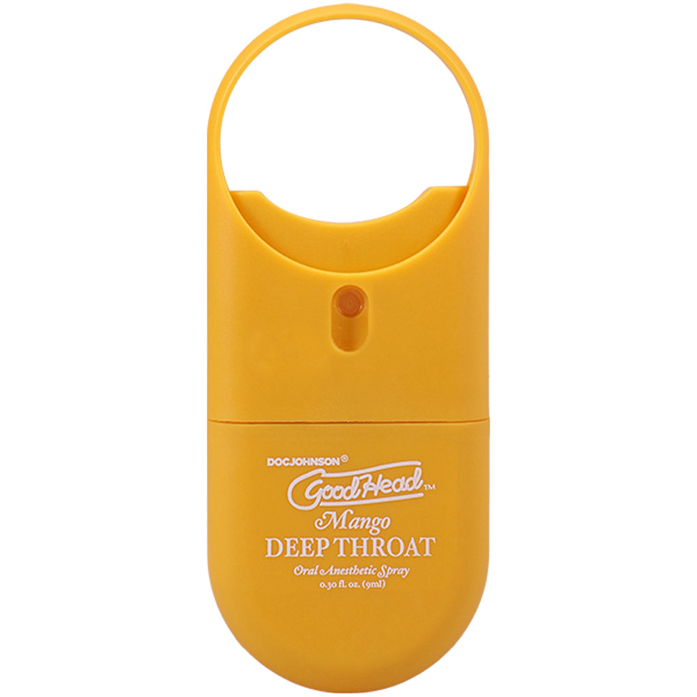 Goodhead Deep Throat Spray to Go Mango .30fl Oz by Doc Johnson from LoveMart Co.