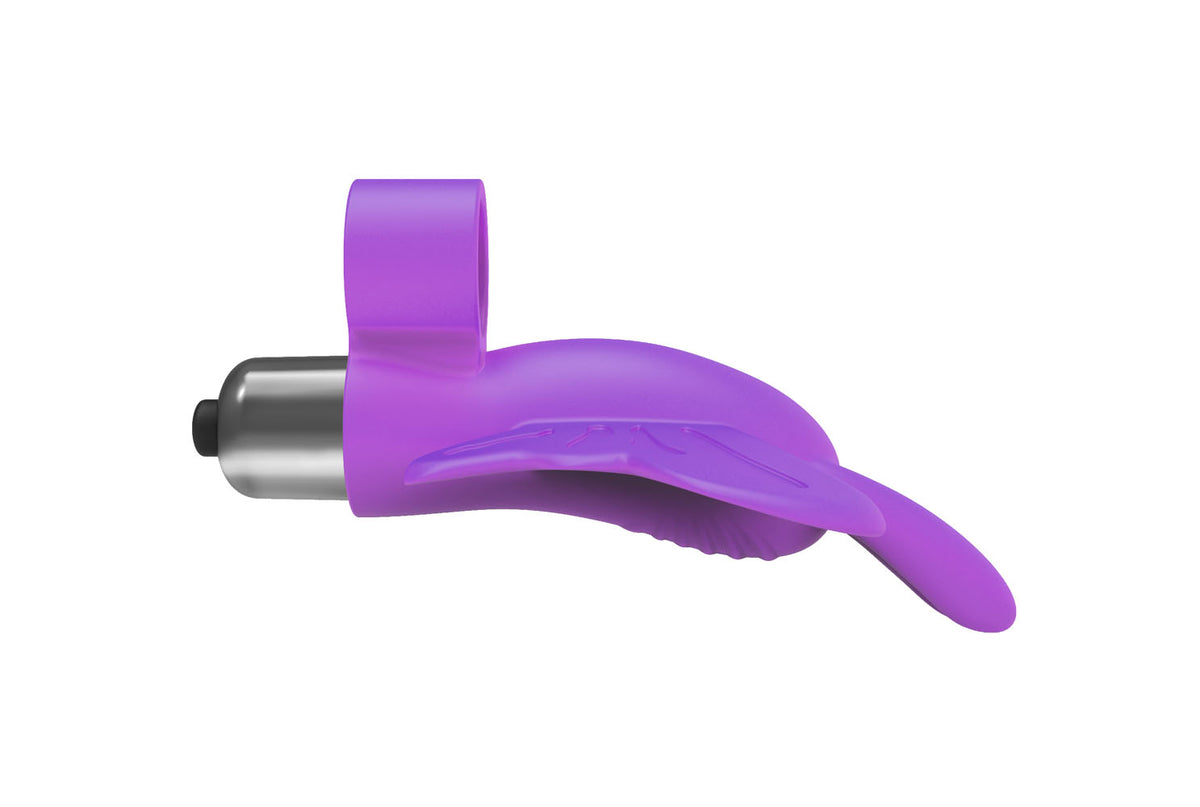 The 9's Flirt Finger Butterfly Finger Vibrator by Icon Brands from LoveMart Co.