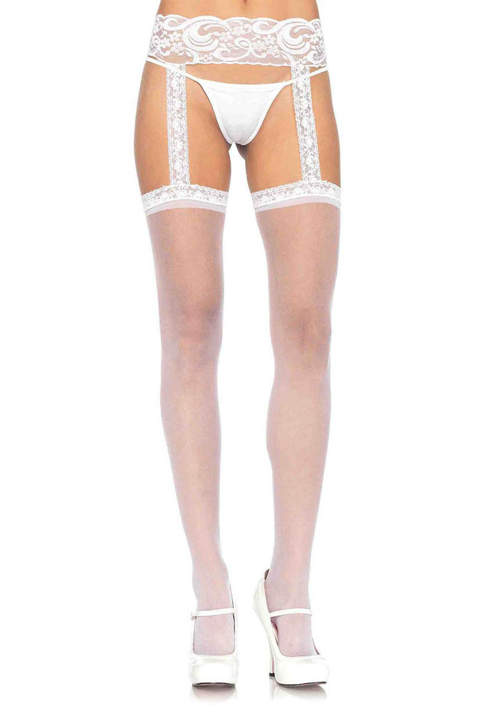 Sheer Thigh Highs - One Size by Leg Avenue from LoveMart Co.