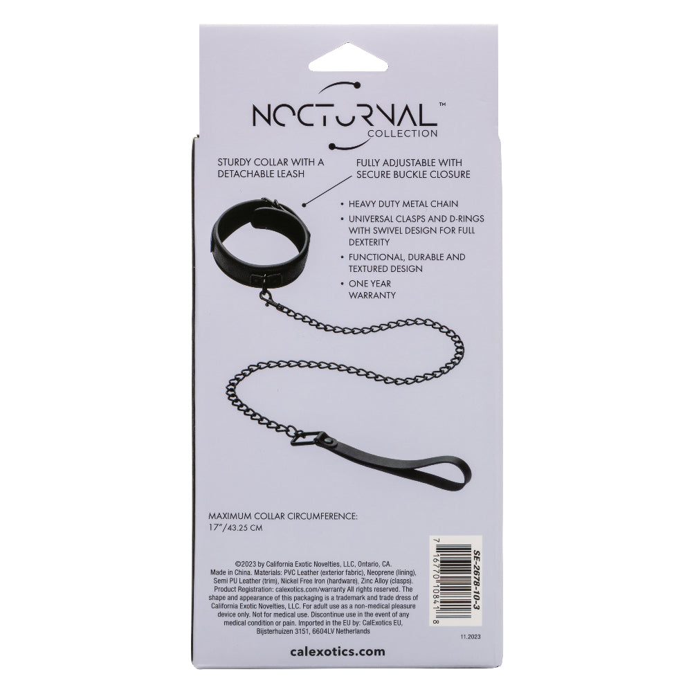 Nocturnal Collection Collar and Leash by CalExotics from LoveMart Co.