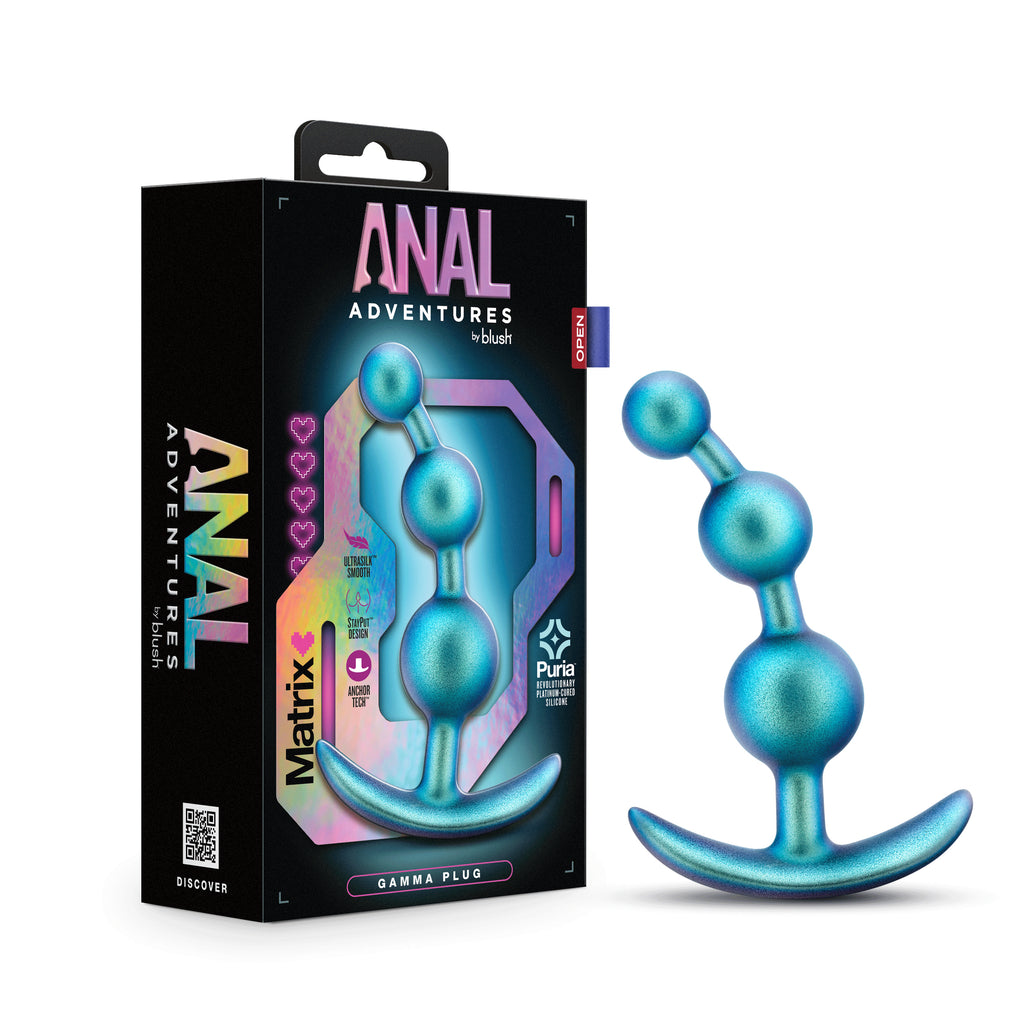 Anal Adventures Matrix - Gamma Plug - Neptune by Blush from LoveMart Co.