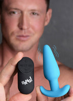 21x Silicone Butt Plug With Remote by XR Brands from LoveMart Co.