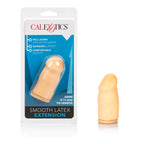 3 Inch Smooth Latex Extension - Ivory by CalExotics from LoveMart Co.