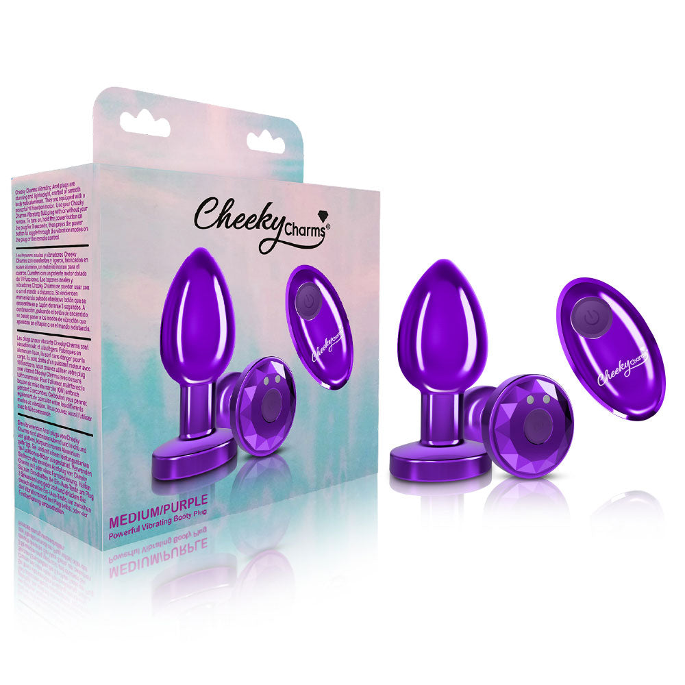 Vibrating Metal Remote Plug - Medium by Viben from LoveMart Co.
