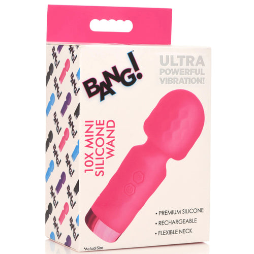 10x Mini Silicone Wand by XR Brands from LoveMart Co.