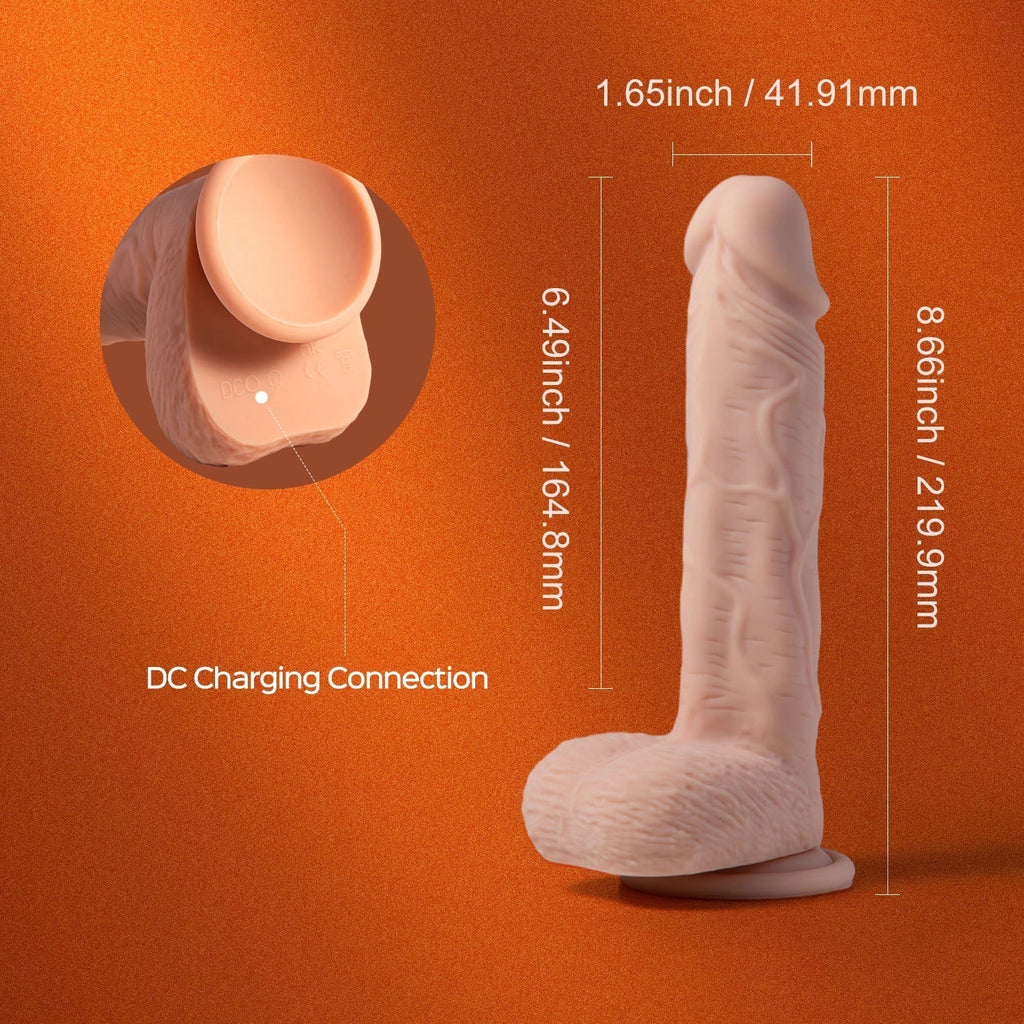 Paxton-App Controlled 7.5" Realistic Thrusting Penetrator Dildo by Honey Play Box from LoveMart Co.