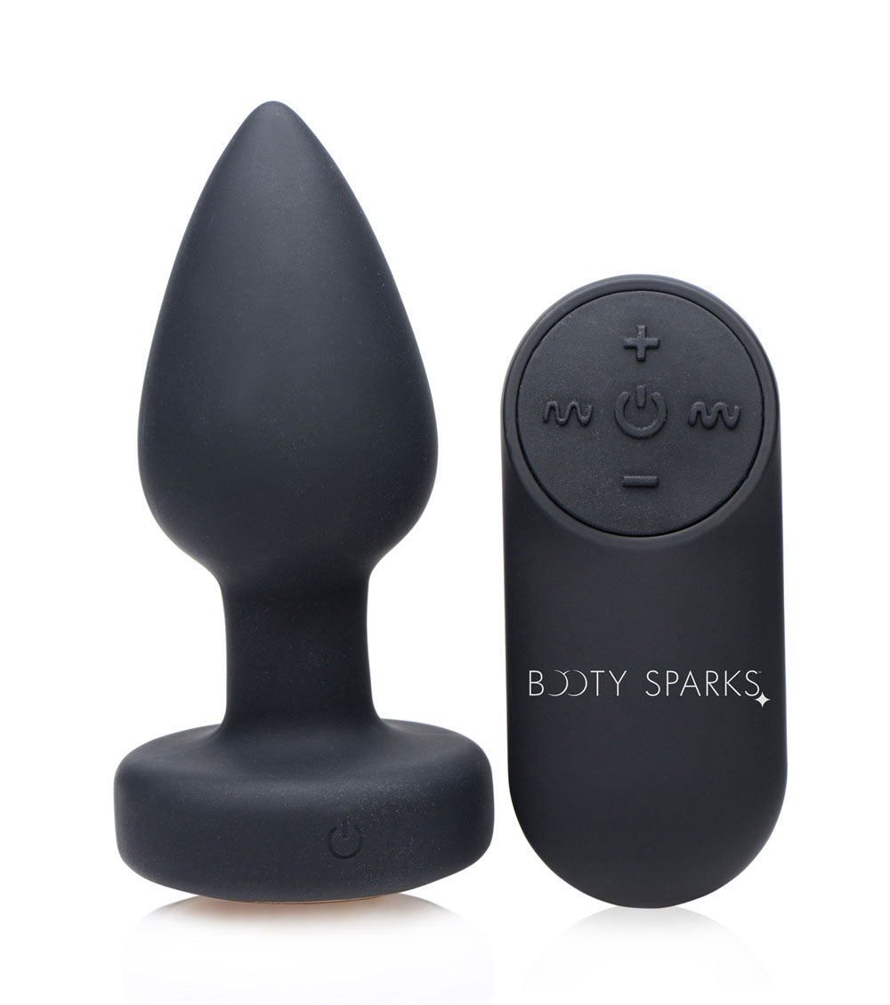 7x Light Up Rechargeable Anal Plug - Small by XR Brands from LoveMart Co.