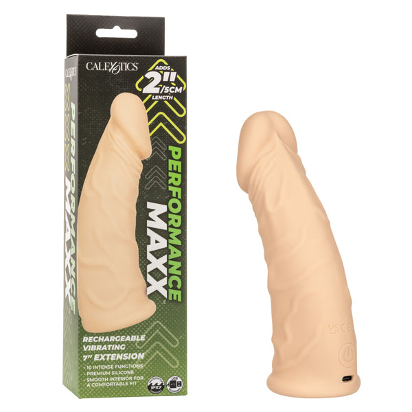 Performance Maxx Rechargeable Vibrating Extension 7" by CalExotics from LoveMart Co.
