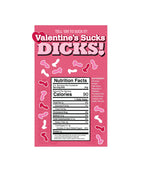 Valentines Sucks Dicks Candy- Display of 100 Ct. by Little Genie from LoveMart Co.