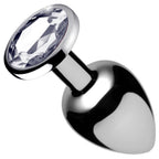 Clear Gem Anal Plug - Medium by XR Brands from LoveMart Co.