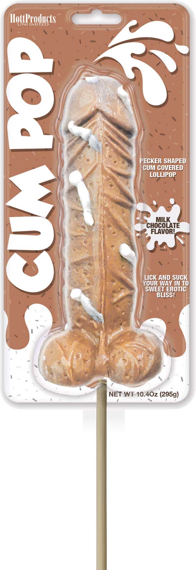 Cum Cock Pops - Milk Chocolate by Hott Products from LoveMart Co.