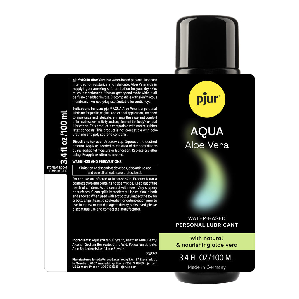 Pjur Aloe Vera - 100 ml - 3.4 Fl. Oz by Pjur from LoveMart Co.