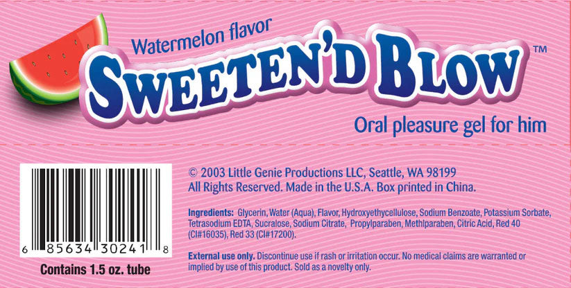 Sweeten'd Blow - Watermelon by Little Genie from LoveMart Co.