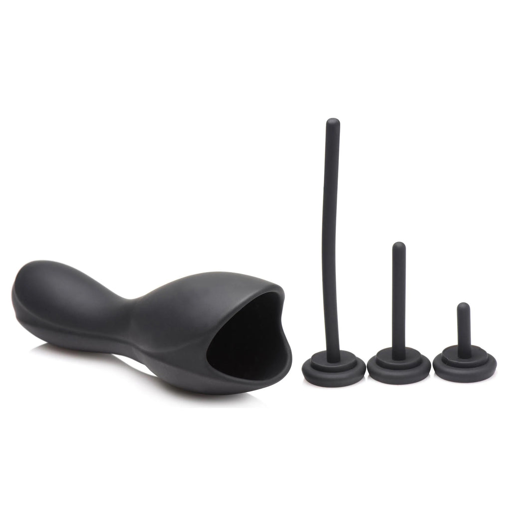 10x Vibrating Penis Head Teaser With Urethral Sounds by XR Brands from LoveMart Co.