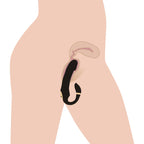 10x Pleasure Pose Come Hither Silicone Vibe With Poseable Clit Stim by XR Brands from LoveMart Co.