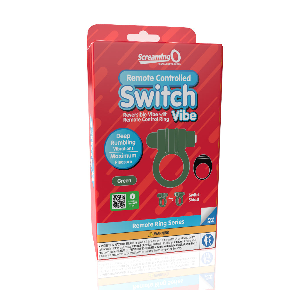 Screaming O Remote Controlled Switch Vibrating Ring by Screaming O from LoveMart Co.